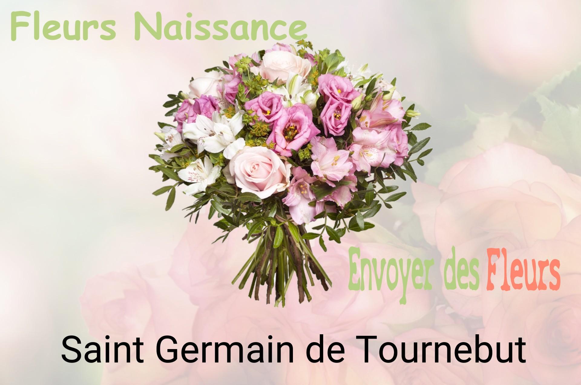 Bouquet de fleurs de naissance livré à Saint-Germain-de-Tournebut